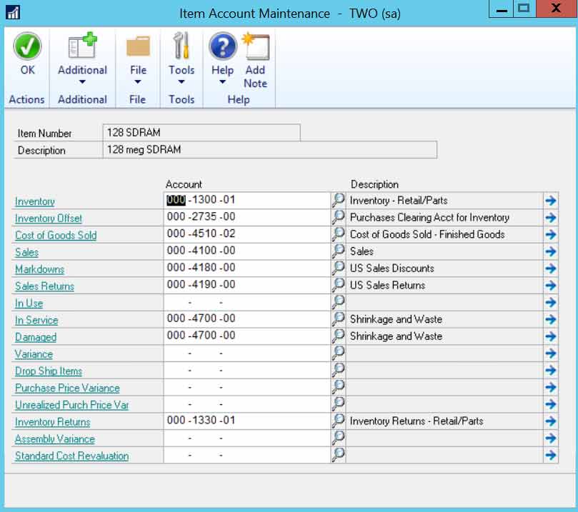 Item-account-maintenanceEDITED Dynamics GP Inventory Control Module Interface with Medical Systems