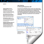 Job Costing Overview Explained In Microsoft Dynamics GP Business Accounting Software
