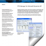Microsoft Dynamics GP Great Plains Personal Time Off PTO Management Guide