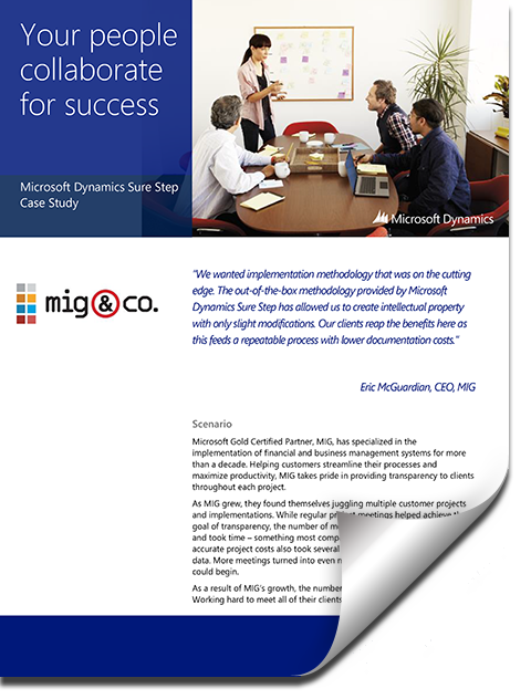 MIG Sure Step Case Study
