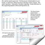 How To Correctly Use Quick Query Function In Microsoft Dynamics SL 2011 ERP Software