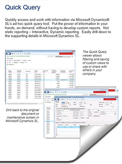 How To Correctly Use Quick Query Function In Microsoft Dynamics SL 2011 ERP Software