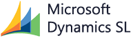 Microsoft Dynamics  Software Logo White And Black