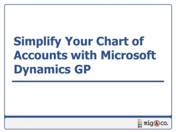 Microsoft Dynamics Gp Chart Of Accounts