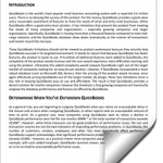Microsoft Dynamics Advice For Companies That Have Outgrown QuickBooks Executive Summary