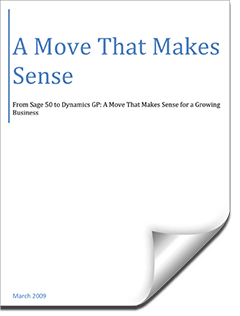 Moving From Sage 50 To Microsoft Dynamics GP Accounting Software Move That Makes Sense